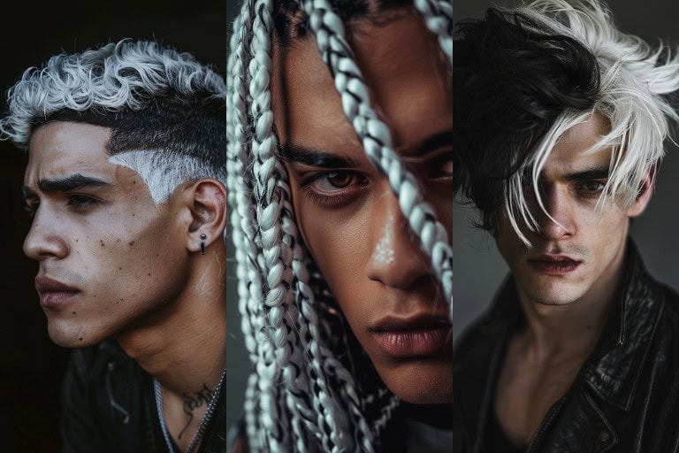 17 Black and White Hairstyles for Men: Stand Out with These Trendy Ideas