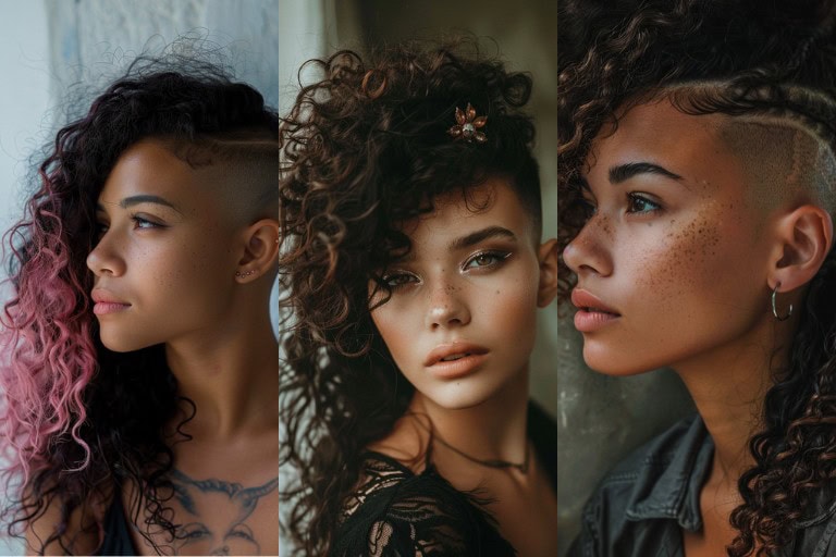 19 Long Curly Hair with Undercut Women Hairstyles: Stunning Ideas to Transform Your Look