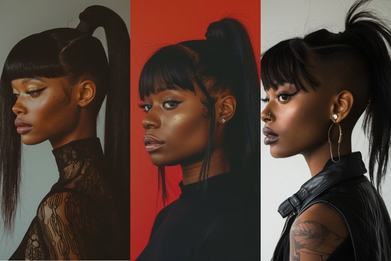 27 Weave Ponytail Hairstyles with Bangs: Chic and Modern Looks for Every Occasion