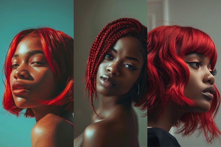 30+ Red Bob Hairstyles for Black Women: From Classy to Edgy