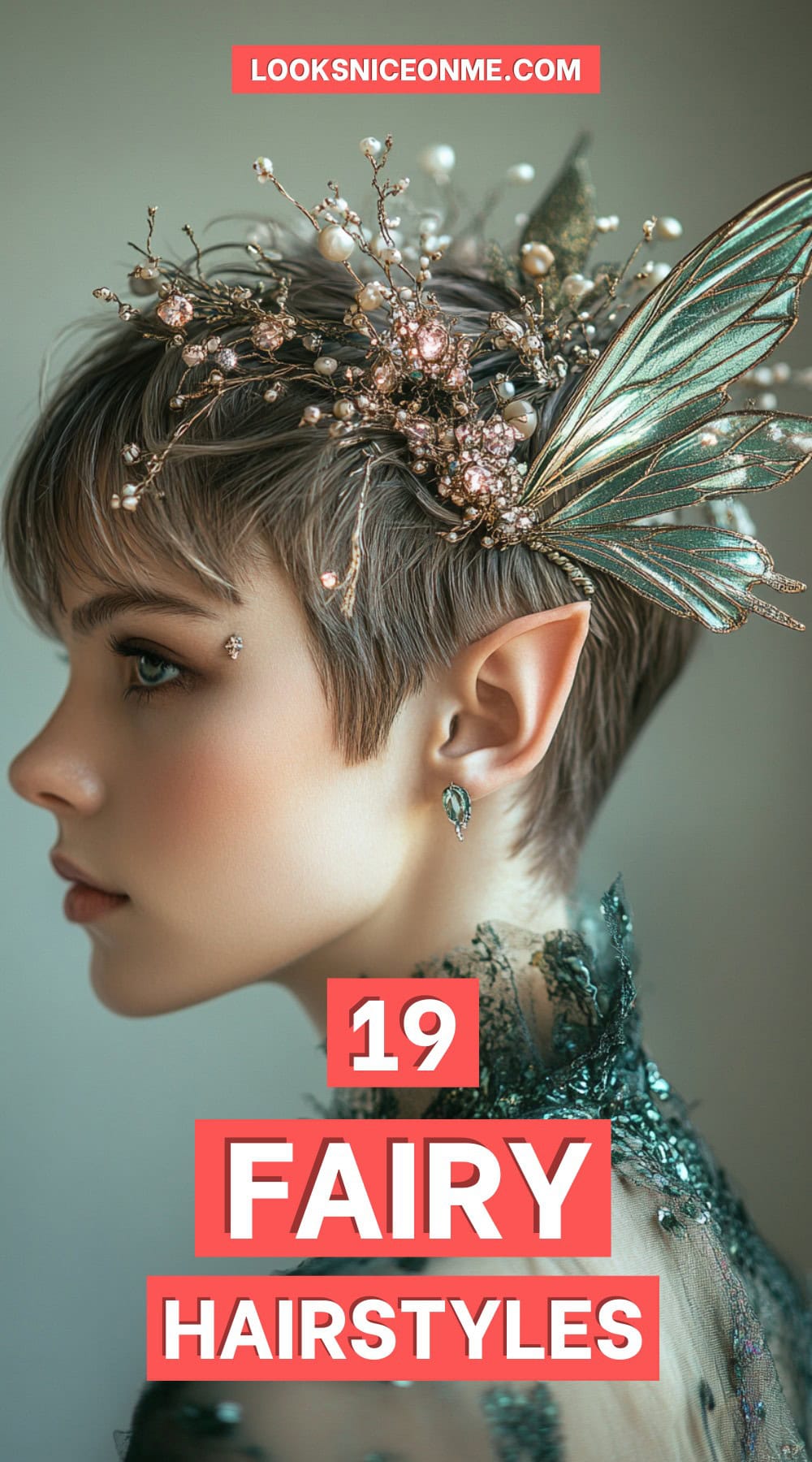 fairy hairstyles pinterest poster