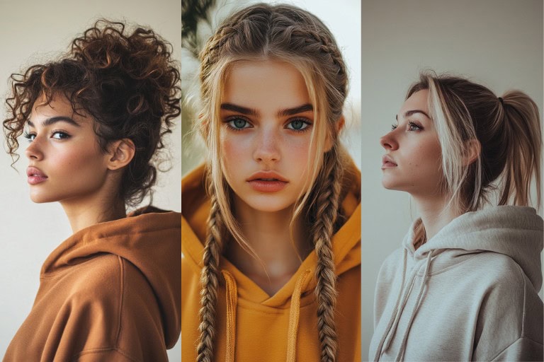 19 Hoodie Hairstyles to Try: Easy and Stylish Ideas for Every Hair Type