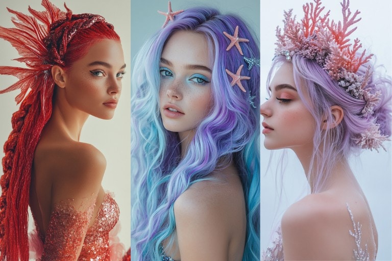 23 Mermaid Hairstyles: Dive into These Magical Looks for Halloween