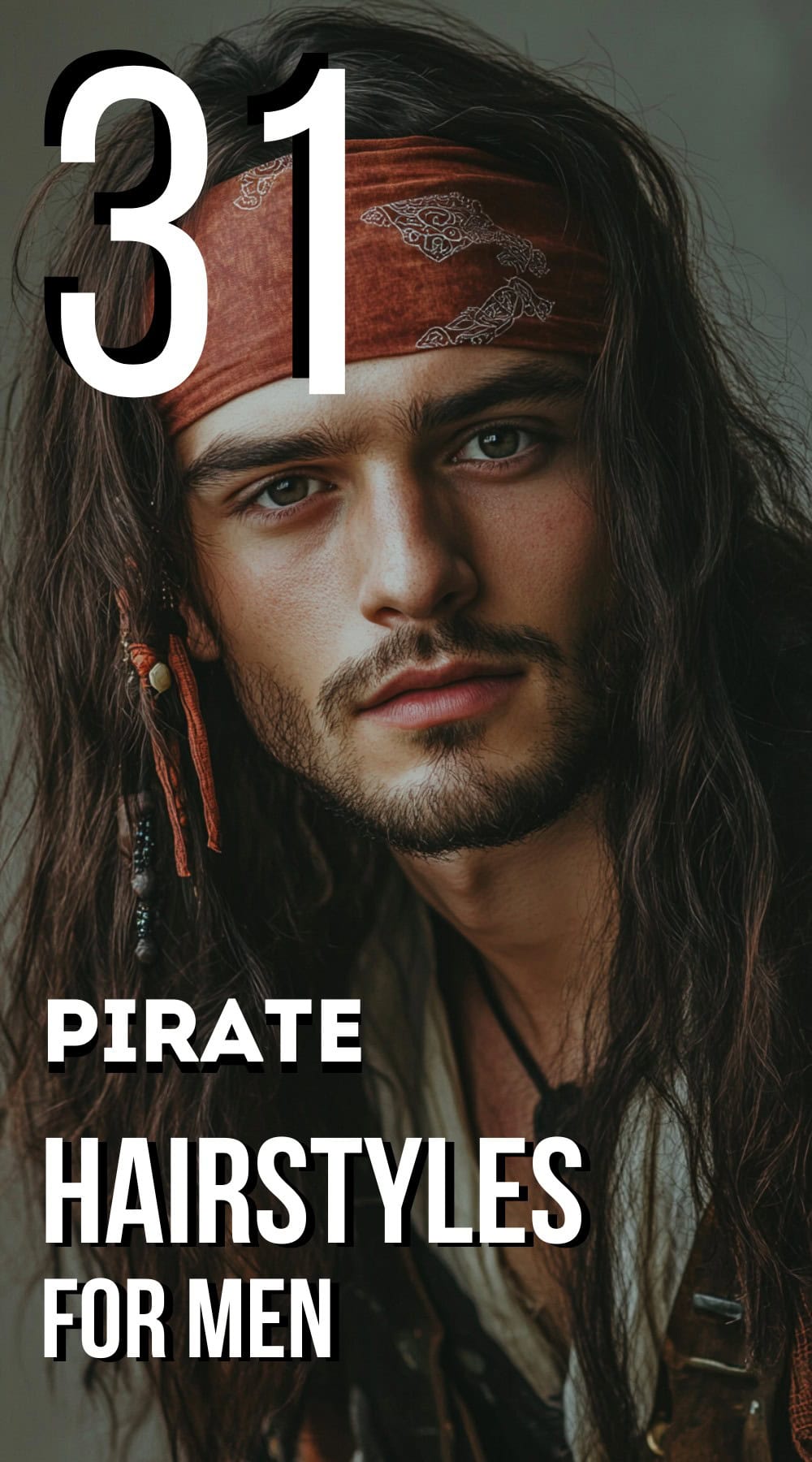 pirate hairstyles men pinterest poster