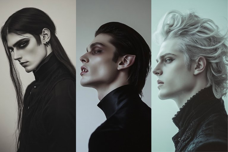 23 Vampire Hairstyles for Men: Stand Out This Halloween