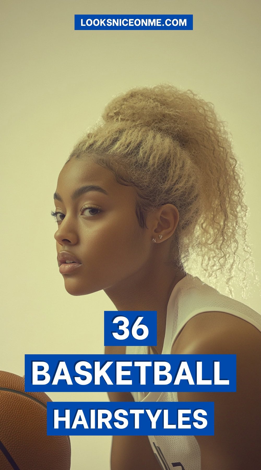 basketball hairstyles pinterest poster