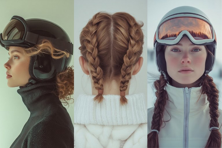 Top 21 Skiing Hairstyles to Wear Under a Helmet: Creative Styles That Keep Hair Secure