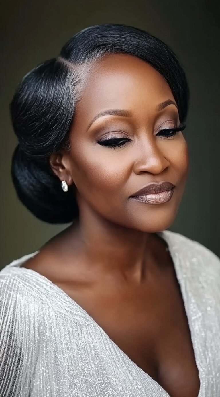 Closure Updo 21 Stunning Updo Hairstyles for Older Black Women: Elegant Ideas for ...