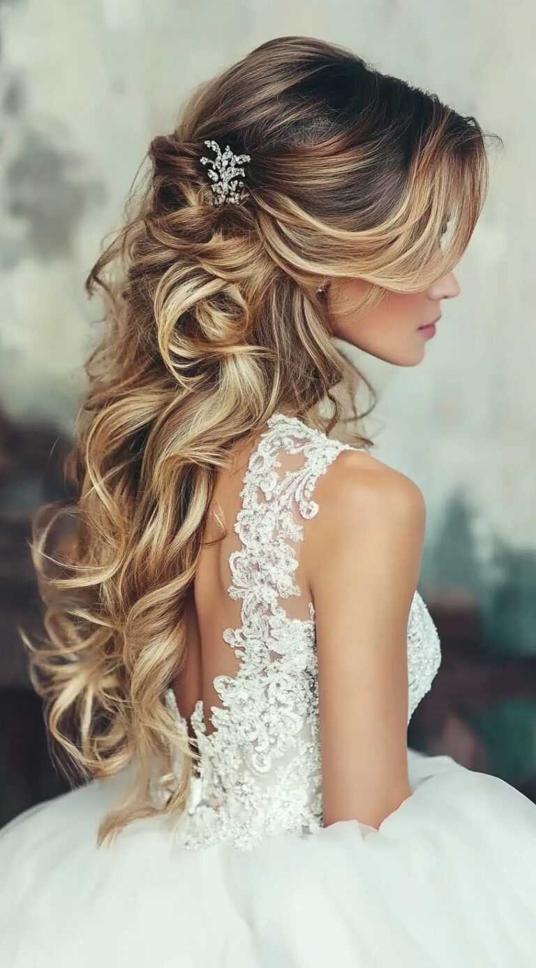 20 Glamorous Bridal Shower Hairstyles for the Bride: Elegant Ideas to ...
