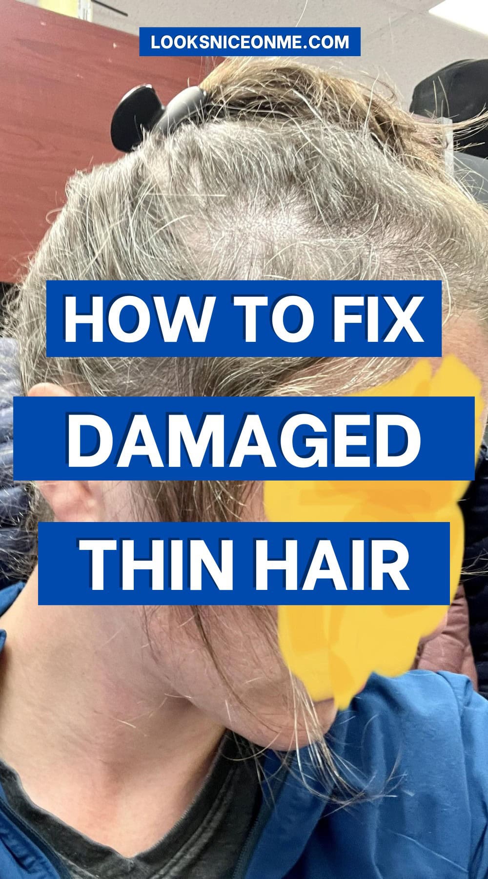 damaged thin hair pinterest poster