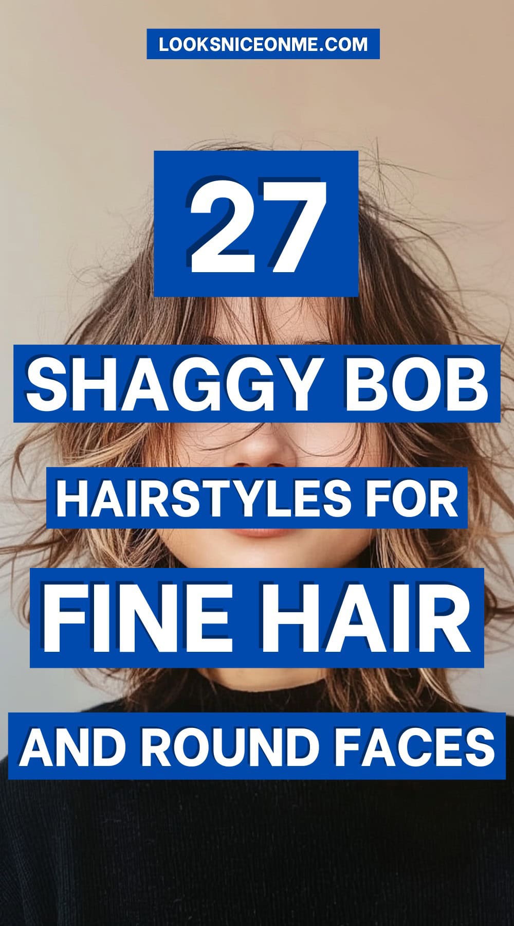 shaggy bob for fine hair round faces pinterest poster