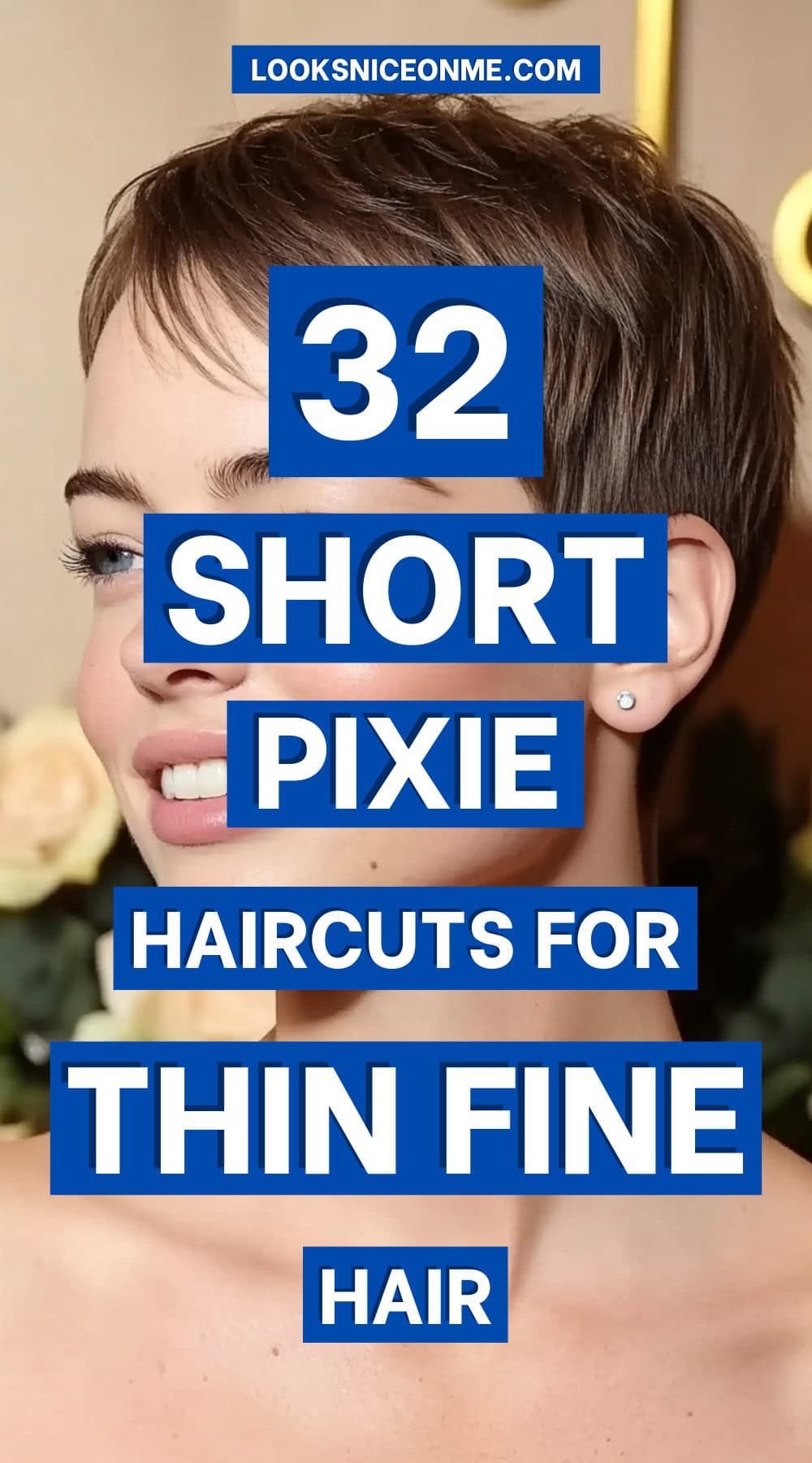 short pixie haircuts thin fine hair pinterest poster